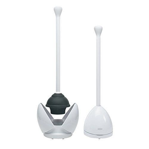 OXO Good Grips Hideaway Toilet Plunger and Canister