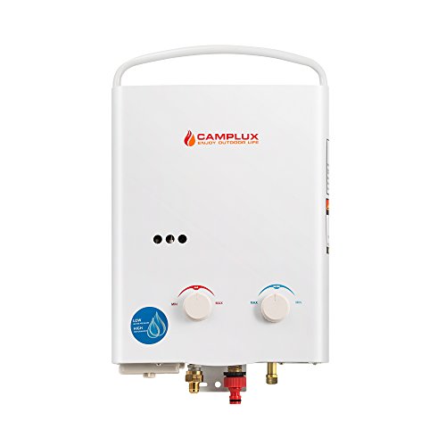 Camplux 5L 1.32 GPM Outdoor Portable Propane Tankless Water Heater