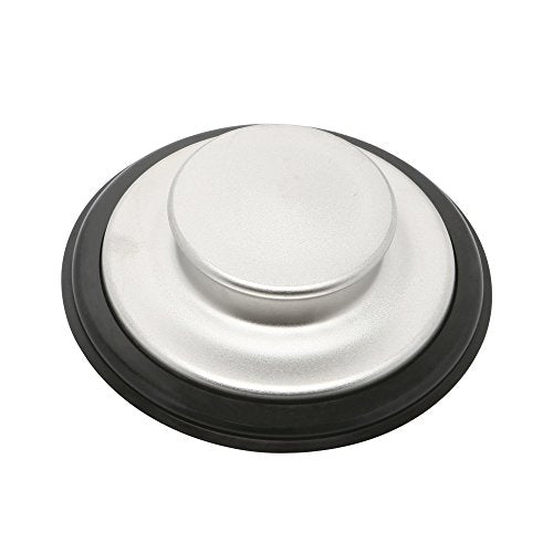 Sink Stopper, Brushed/Stainless Steel Kitchen Sink Garbage Disposal Drain Stopper, Fits Kohler, Insinkerator, Waste King & Others By Essential Values