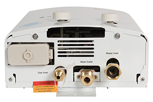 Camplux 5L 1.32 GPM Outdoor Portable Propane Tankless Water Heater