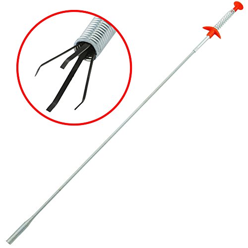 Homder 6 Pack Home Cleaning Brushes Tools Clog Remover Hair Equipment/Auger Type Clog Remover Tool for Drain Cleaning