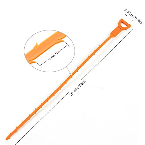 Father.son Hair Drain Clog Remover Drain Snake Cleaning Tool 4 pcs