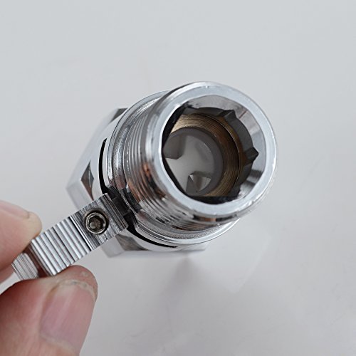 KES K1140B3 Shower Head Shut-Off Valve Brass with Metal Handle, Polished Chrome