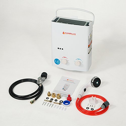 Camplux 5L 1.32 GPM Outdoor Portable Propane Tankless Water Heater