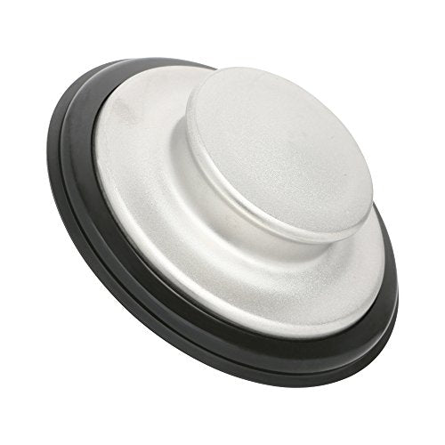 Sink Stopper, Brushed/Stainless Steel Kitchen Sink Garbage Disposal Drain Stopper, Fits Kohler, Insinkerator, Waste King & Others By Essential Values