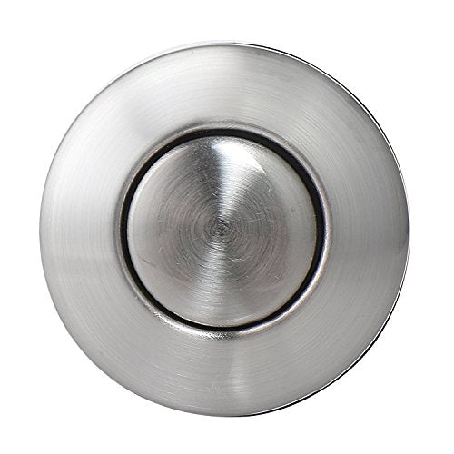 Sink Top Air Switch Kit, Garbage Disposal Part Built-Out Adapter Switch (BRUSHED CHROME) by Cleesink