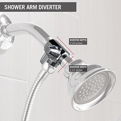 Delta Faucet U4922-PK Shower Arm Diverter for Hand Shower, Chrome