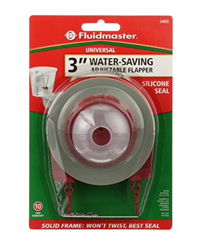 Fluidmaster 5403 3-Inch Universal Water Saving Long Life Toilet Flapper