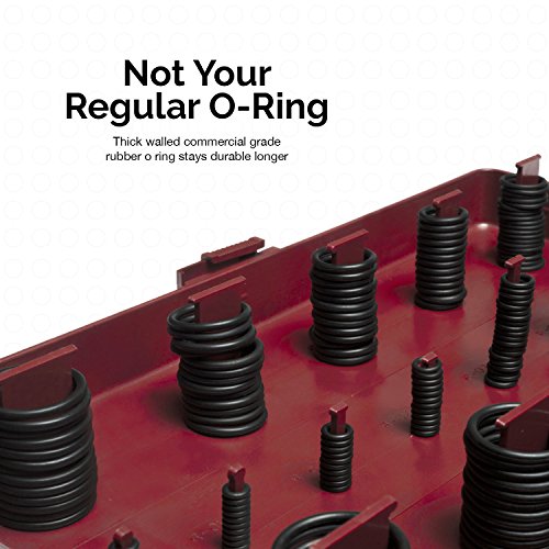 Neiko 50443A Universal O-Ring Assortment | 407-Piece Set | SAE