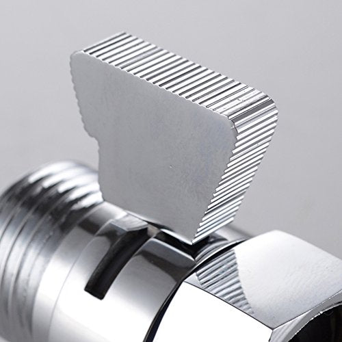 KES K1140B3 Shower Head Shut-Off Valve Brass with Metal Handle, Polished Chrome