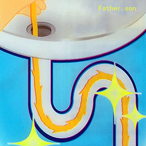 Father.son Hair Drain Clog Remover Drain Snake Cleaning Tool 4 pcs