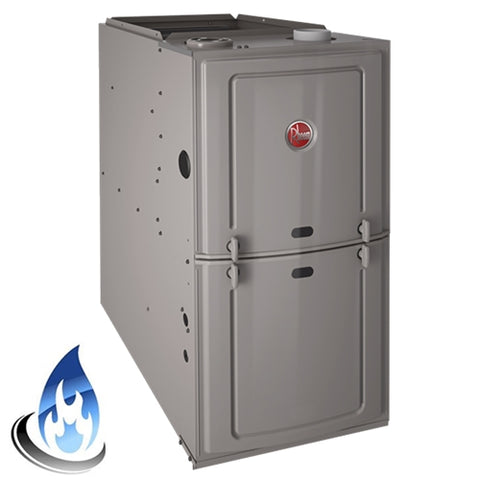Rheem - Classic 80% Gas Furnace, Single Stage, 75K BTU