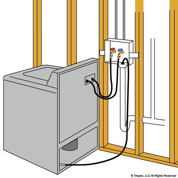 T500208 - WASHING MACHINE STANDPIPE & TRAP UP TO 2