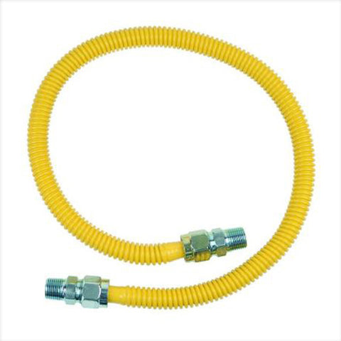 T500130 - GAS LINE FLEXIBLE W/VALVE 1/2" X UP TO 36"